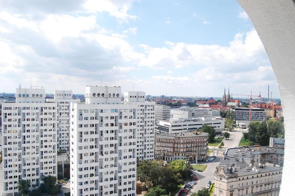 100M2 Penthouse On Top Of The City 1000Mb/S, Airc. Wrocław Kültér fotó