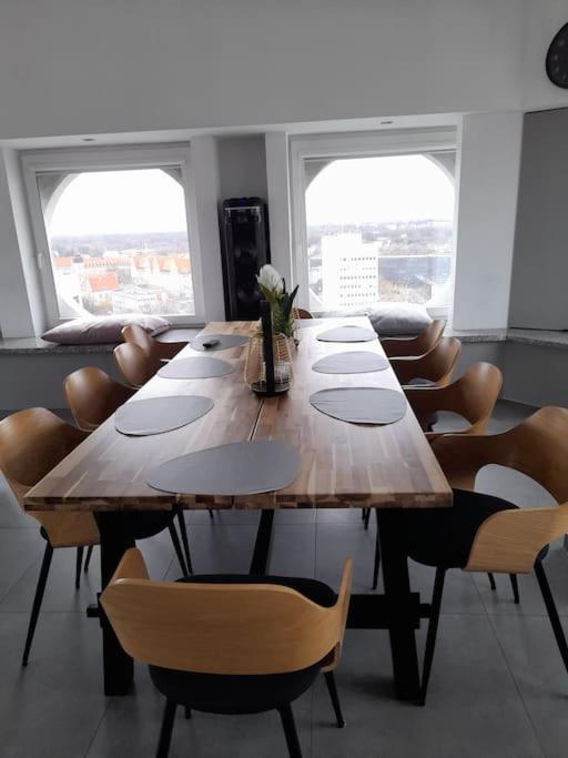 100M2 Penthouse On Top Of The City 1000Mb/S, Airc. Wrocław Kültér fotó